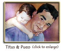 Wilson Portrait Art - Titus & Pueo